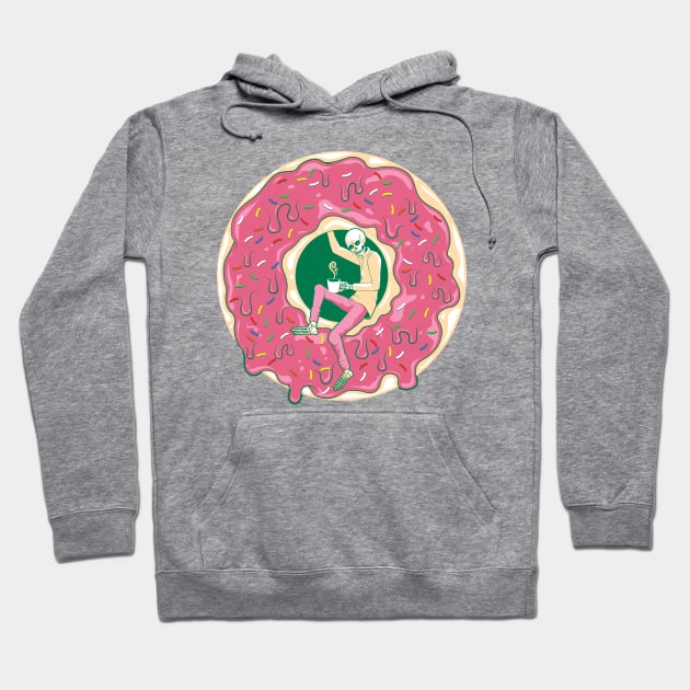 Donut And Coffee Hoodie by AllanDolloso16